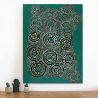 Aboriginal Artwork by Tjimpuna Williams, Tjukula Tjuta, 101x76cm