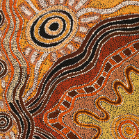 Aboriginal Artwork by Tjimpuna Williams, Piltati Tjukurpa, 102x71cm