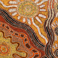 Aboriginal Art by Tjimpuna Williams, Piltati Tjukurpa, 102x71cm - ART ARK®