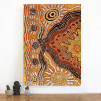 Aboriginal Artwork by Tjimpuna Williams, Piltati Tjukurpa, 102x71cm
