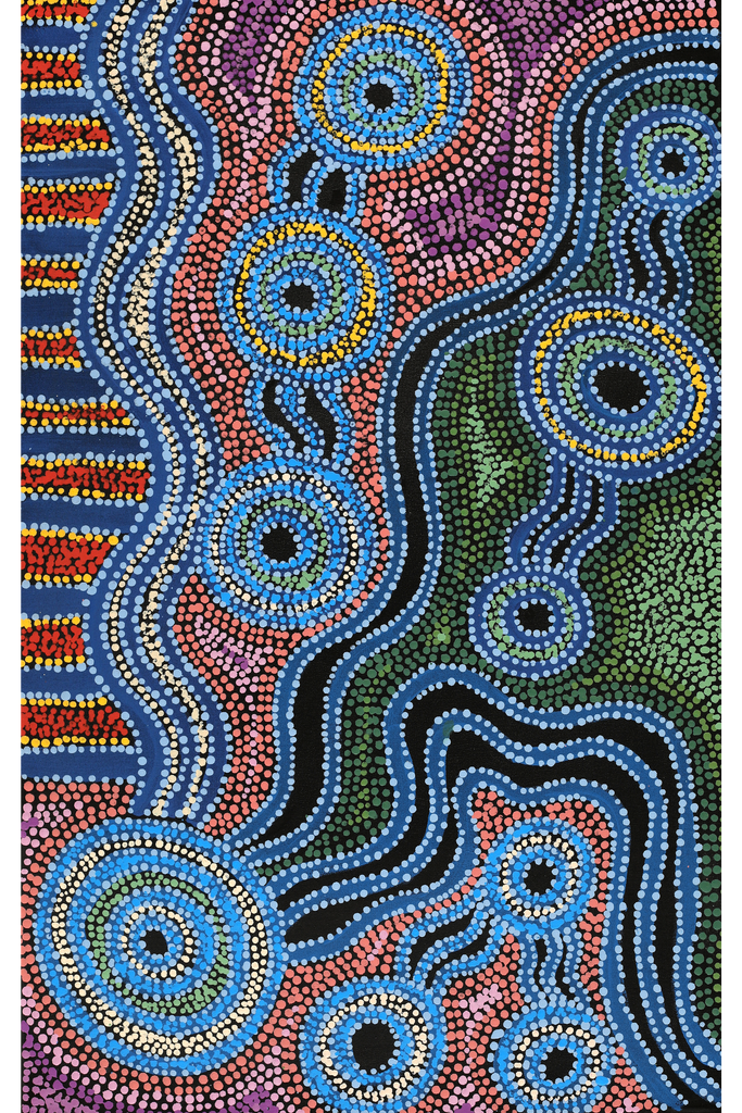 Aboriginal Art by Tjimpuna Williams, Piltati Tjukurpa, 81x51cm - ART ARK®