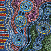 Aboriginal Artwork by Tjimpuna Williams, Piltati Tjukurpa, 81x51cm