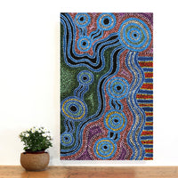 Aboriginal Artwork by Tjimpuna Williams, Piltati Tjukurpa, 81x51cm