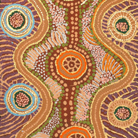 Aboriginal Artwork by Tjinkuma Wells, Piltati Tjukurpa, 117x50m