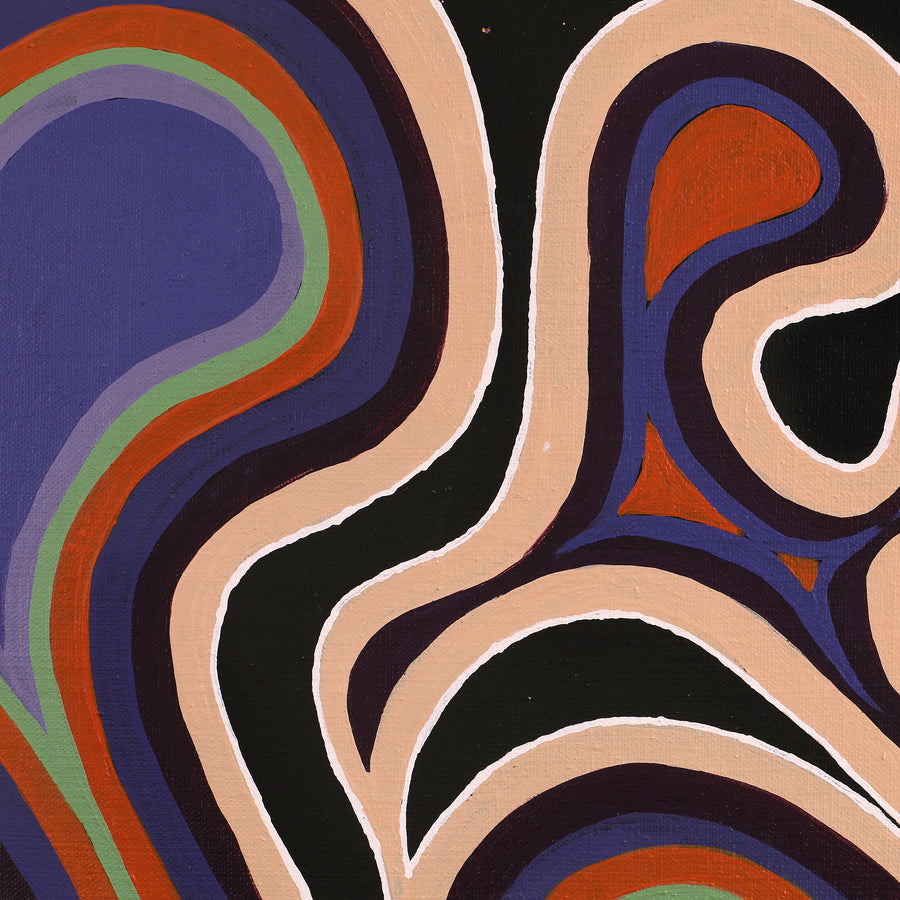 Aboriginal Artwork by Tjunkaya Ken, Anapalayaku Walka, 120x90cm