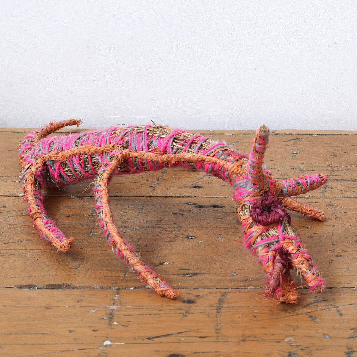 Aboriginal Artwork by Trisha Singer - Papa (dog) Tjanpi Sculpture