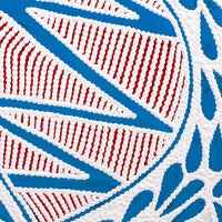 Aboriginal Artwork by Ursula Napangardi Hudson, Pikilyi Jukurrpa (Vaughan Springs Dreaming), 30x30cm