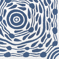 Aboriginal Artwork by Ursula Napangardi Hudson, Pikilyi Jukurrpa (Vaughan Springs Dreaming), 30x30cm