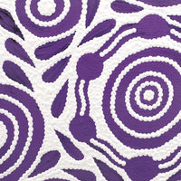 Aboriginal Artwork by Ursula Napangardi Hudson, Pikilyi Jukurrpa (Vaughan Springs Dreaming), 30x30cm