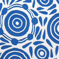 Aboriginal Artwork by Ursula Napangardi Hudson, Pikilyi Jukurrpa (Vaughan Springs Dreaming), 30x30cm