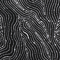 Aboriginal Artwork by Valda Napangardi Granites, Ngalyipi Jukurrpa (Snakevine Dreaming) - Mina Mina, 107x30cm