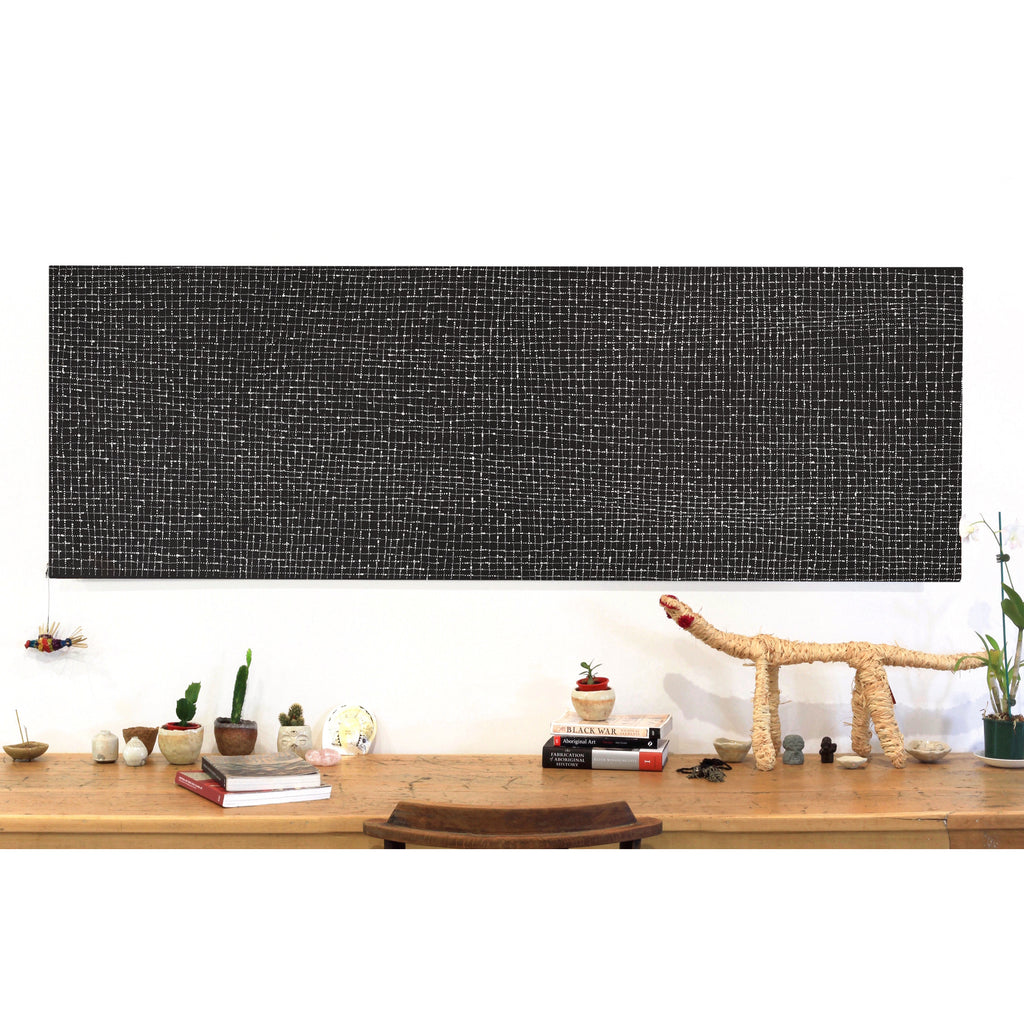 Aboriginal Artwork by Valda Napangardi Granites, Ngalyipi Jukurrpa (Snakevine Dreaming) - Mina Mina, 183x61cm