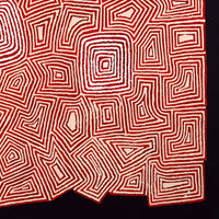 Aboriginal Art by Valerie Napanangka Marshall, Pikilyi Jukurrpa (Vaughan Springs Dreaming), 152x107cm - ART ARK®