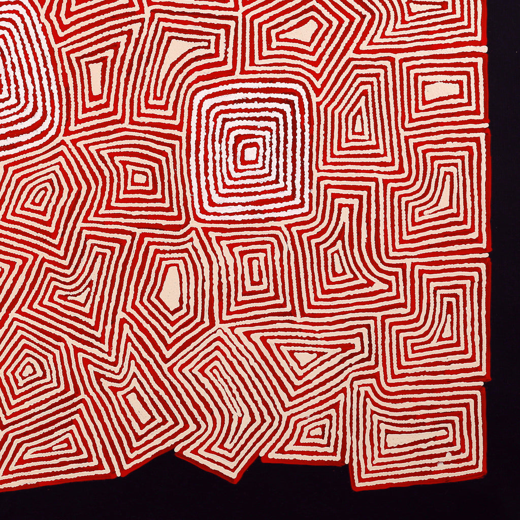 Aboriginal Artwork by Valerie Napanangka Marshall, Pikilyi Jukurrpa (Vaughan Springs Dreaming), 152x107cm