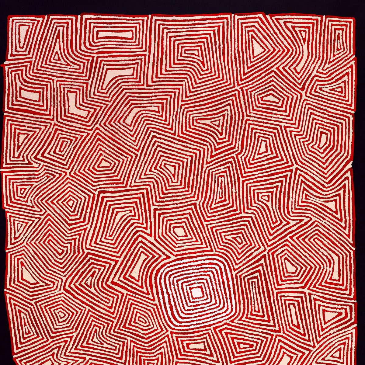 Aboriginal Artwork by Valerie Napanangka Marshall, Pikilyi Jukurrpa (Vaughan Springs Dreaming), 152x107cm