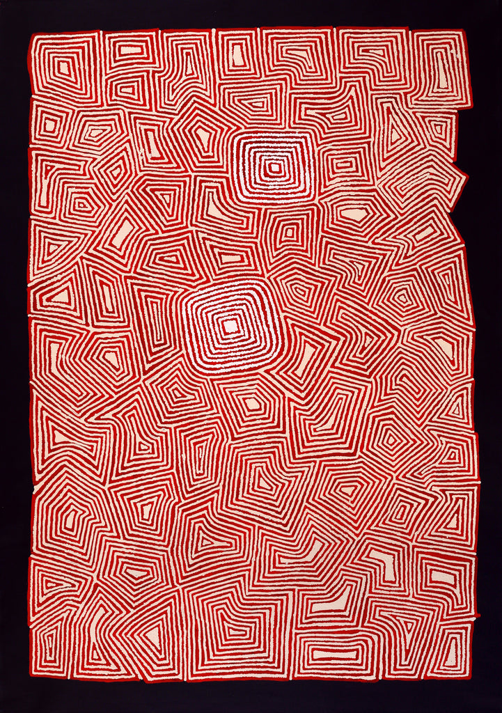 Aboriginal Artwork by Valerie Napanangka Marshall, Pikilyi Jukurrpa (Vaughan Springs Dreaming), 152x107cm