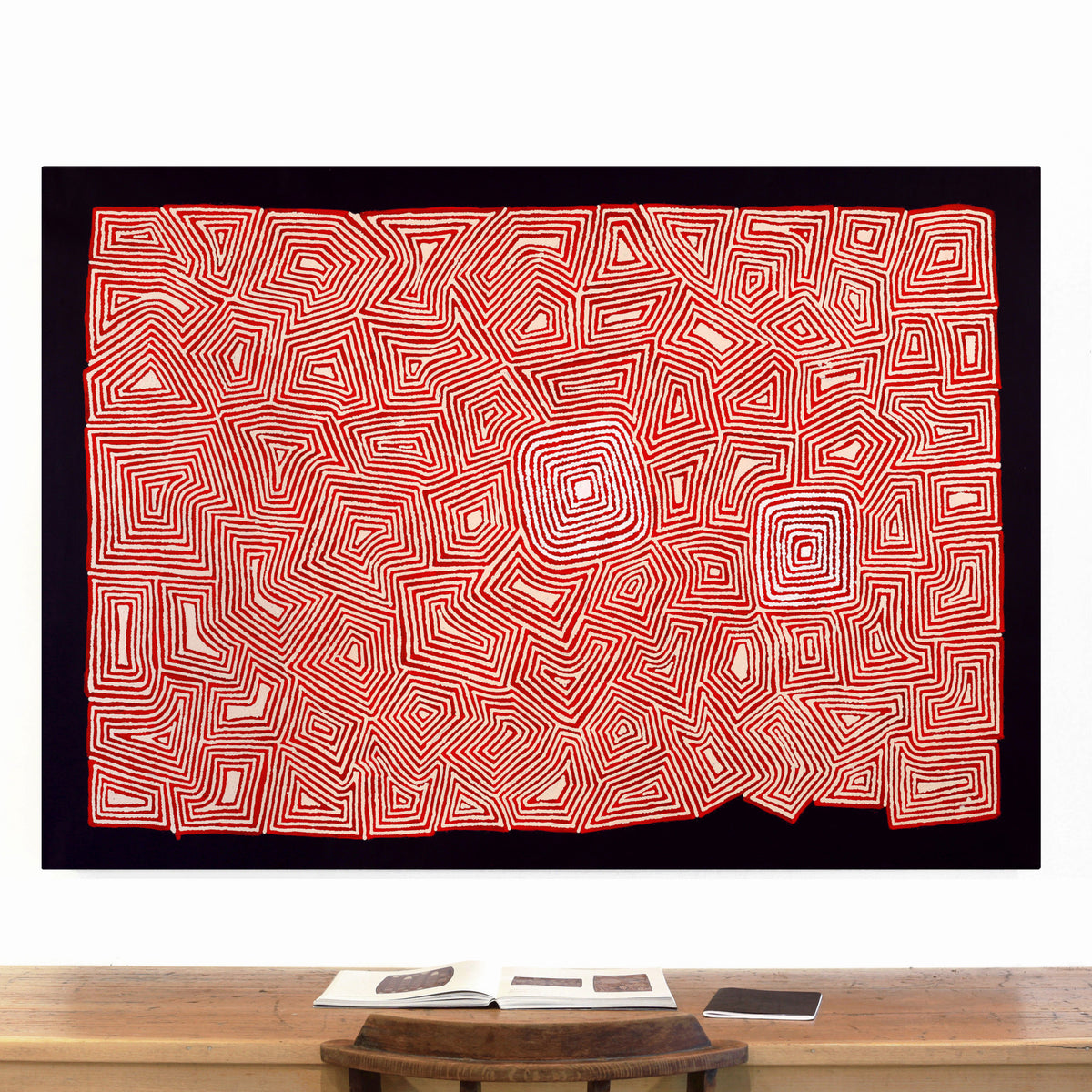 Aboriginal Artwork by Valerie Napanangka Marshall, Pikilyi Jukurrpa (Vaughan Springs Dreaming), 152x107cm
