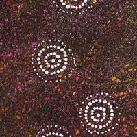 Aboriginal Artwork by Valma Nakamarra White, Napaljarri-warnu Jukurrpa (Seven Sisters Dreaming), 107x46cm