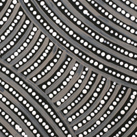 Aboriginal Artwork by Valma Nakamarra White, Warna Jukurrpa (Snake Dreaming), 30x30cm