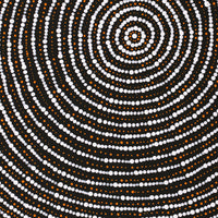 Aboriginal Artwork by Valma Nakamarra White, Warna Jukurrpa (Snake Dreaming), 50x40cm