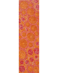 Aboriginal Artwork by Vanessa Nampijinpa Brown, Pamapardu Jukurrpa (Flying Ant Dreaming) - Warntungurru, 107x30cm