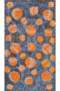 Aboriginal Artwork by Vanessa Nampijinpa Brown, Pamapardu Jukurrpa (Flying Ant Dreaming) - Warntungurru, 107x61cm