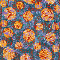 Aboriginal Artwork by Vanessa Nampijinpa Brown, Pamapardu Jukurrpa (Flying Ant Dreaming) - Warntungurru, 107x61cm