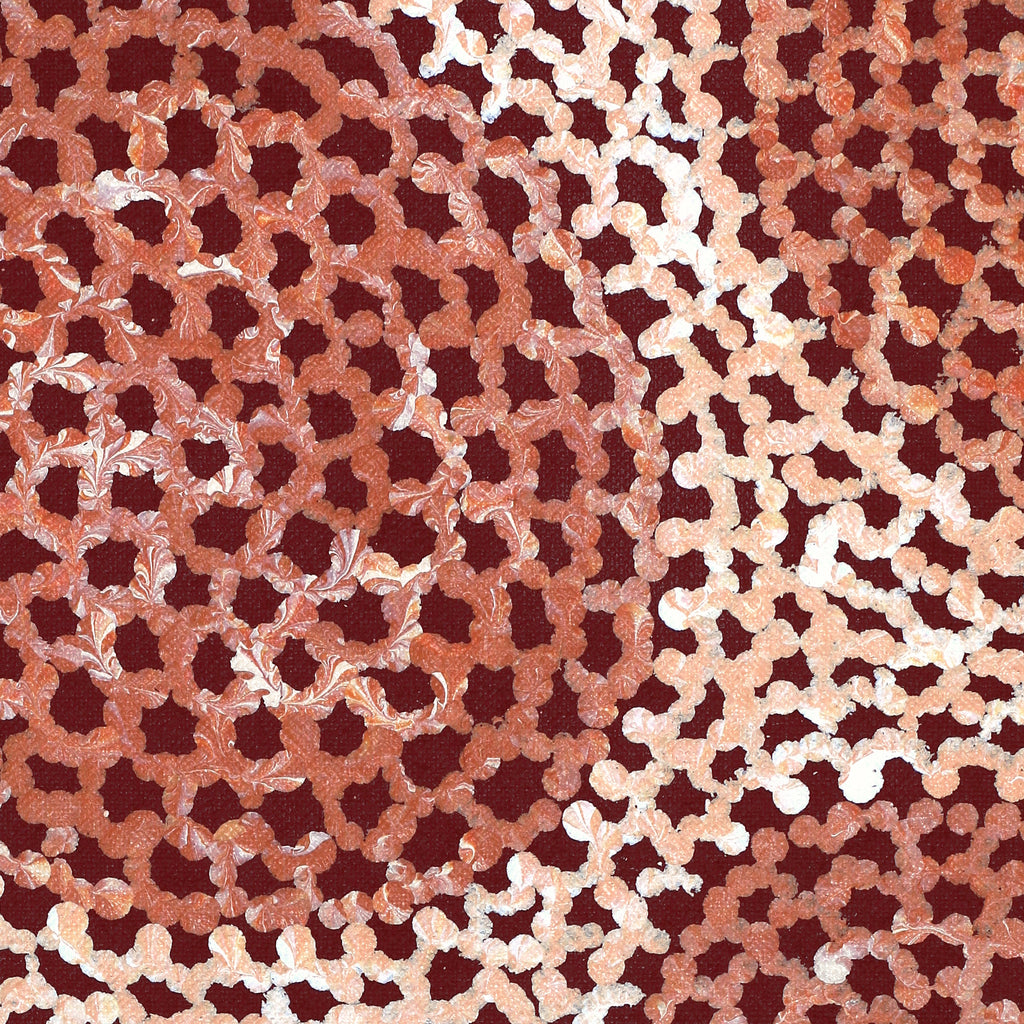 Aboriginal Artwork by Vanessa Nampijinpa Brown, Pamapardu Jukurrpa (Flying Ant Dreaming) - Warntungurru, 107x76cm