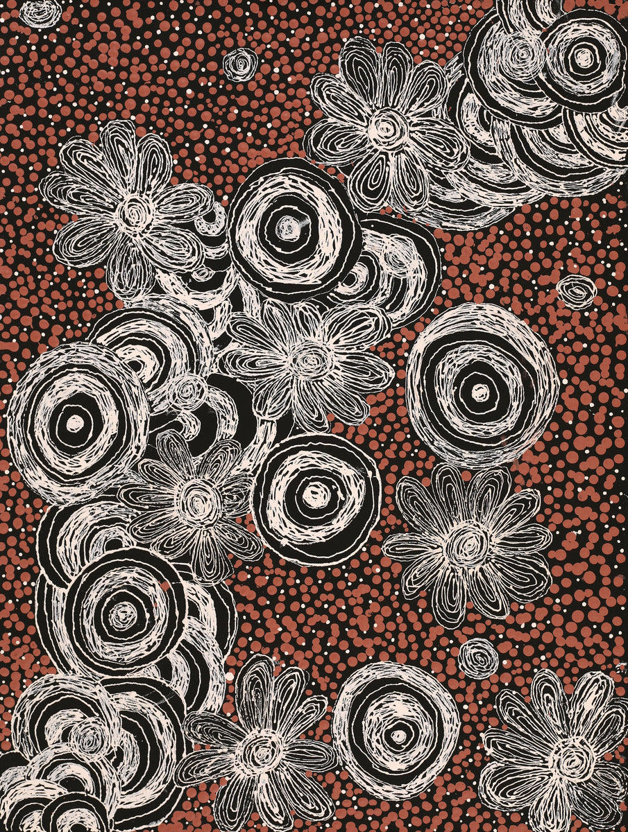 Aboriginal Art by Venita Lionel, Walka, 61x46cm - ART ARK®