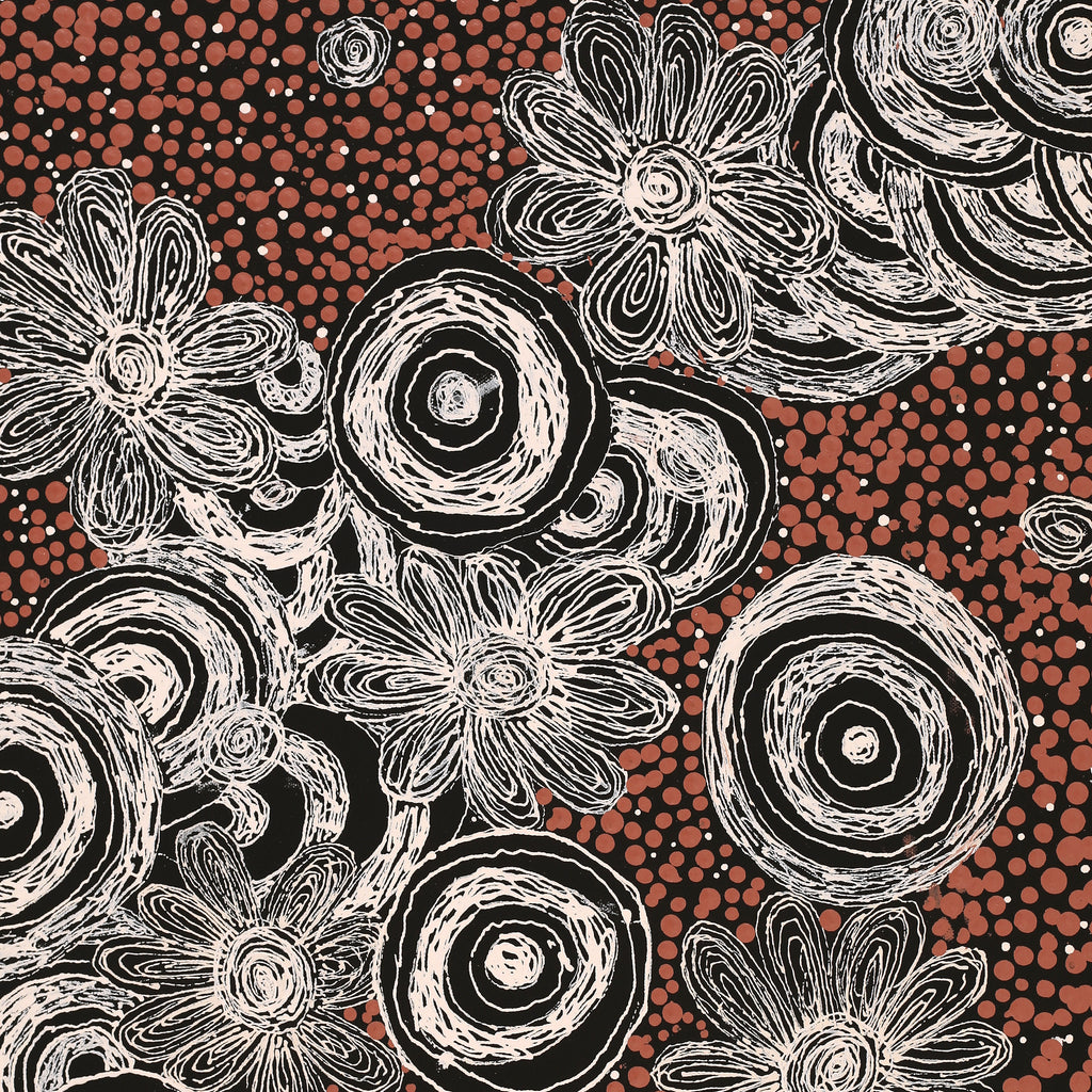 Aboriginal Artwork by Venita Lionel, Walka, 61x46cm
