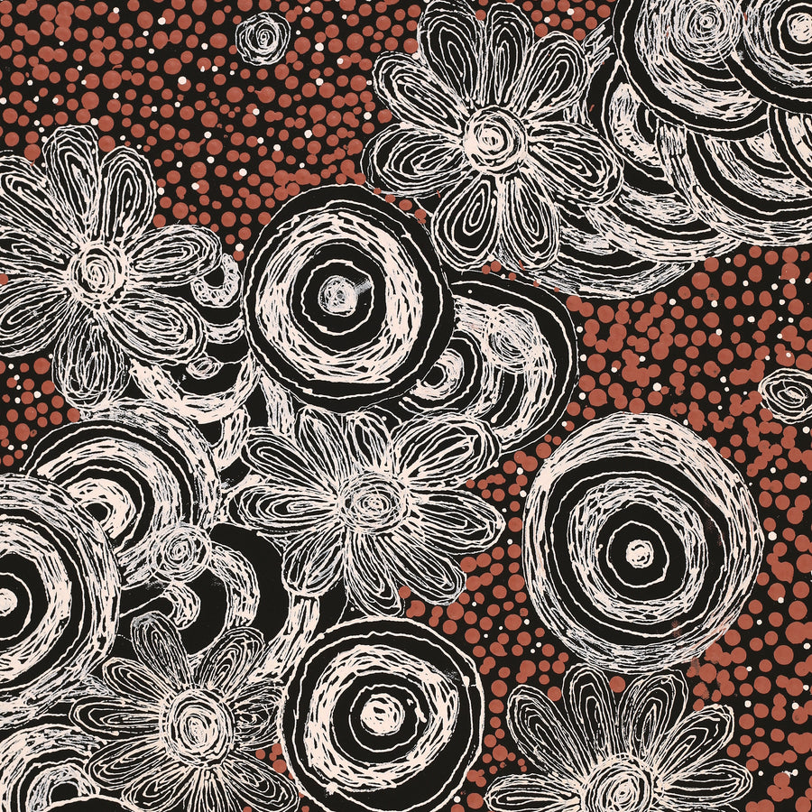 Aboriginal Artwork by Venita Lionel, Walka, 61x46cm