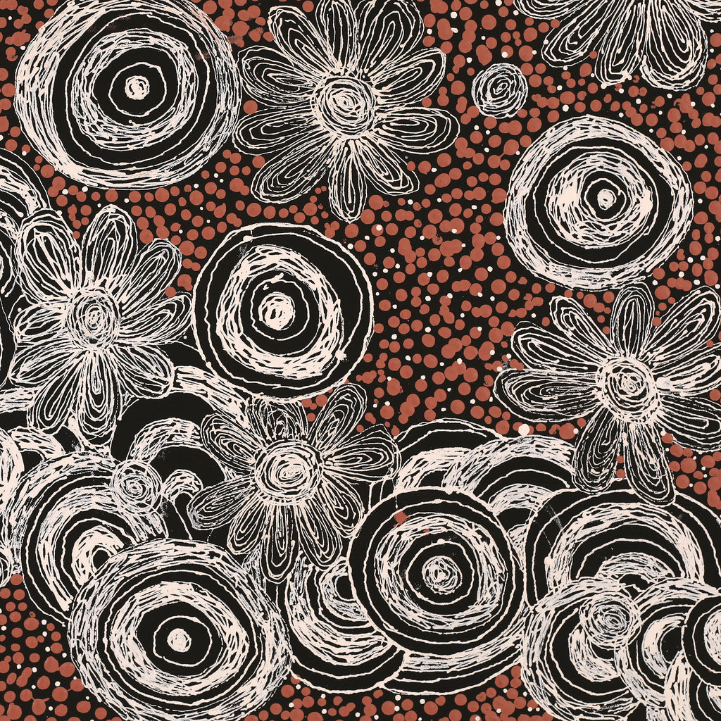 Aboriginal Artwork by Venita Lionel, Walka, 61x46cm