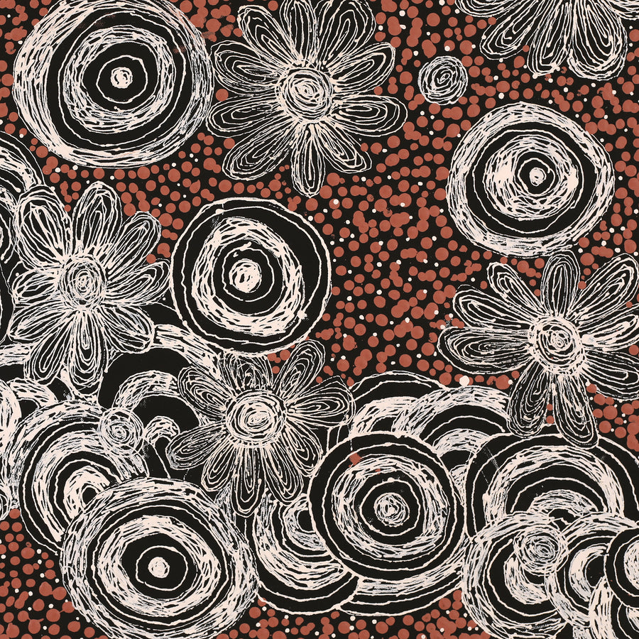 Aboriginal Artwork by Venita Lionel, Walka, 61x46cm