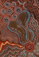 Aboriginal Art by Vera Raymond, Seven Sisters, 102x71cm - ART ARK®