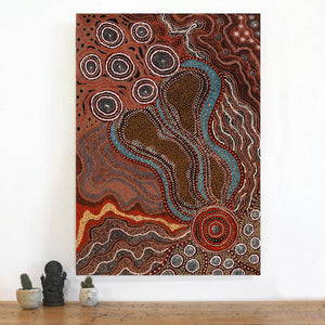 Aboriginal Artwork by Vera Raymond, Seven Sisters, 102x71cm - ART ARK®