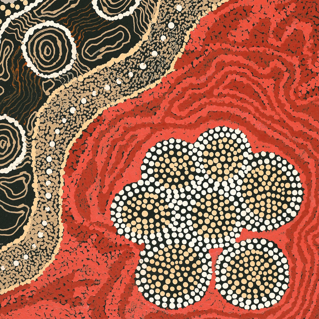 Aboriginal Artwork by Vera Raymond, Seven Sisters, 50x40cm