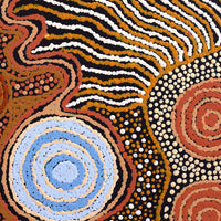 Aboriginal Artwork by Vera Raymond, Seven Sisters, 91x76cm