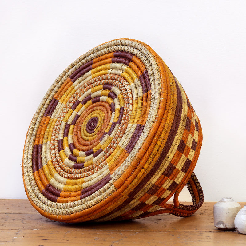 Aboriginal Artwork by Vietta Worriddjol, Coil Basket