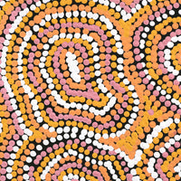 Aboriginal Artwork by Virginia Napaljarri Sims, Mina Mina Dreaming, 30x30cm