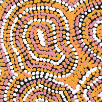 Aboriginal Art by Virginia Napaljarri Sims, Mina Mina Dreaming, 30x30cm - ART ARK®