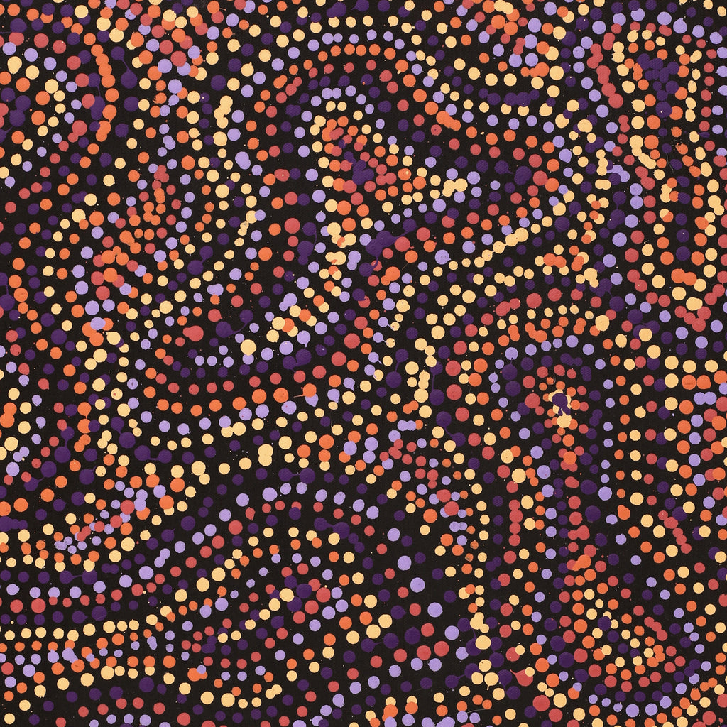 Aboriginal Artwork by Virginia Napaljarri Sims, Mina Mina Jukurrpa (Mina Mina Dreaming), 61x46cm
