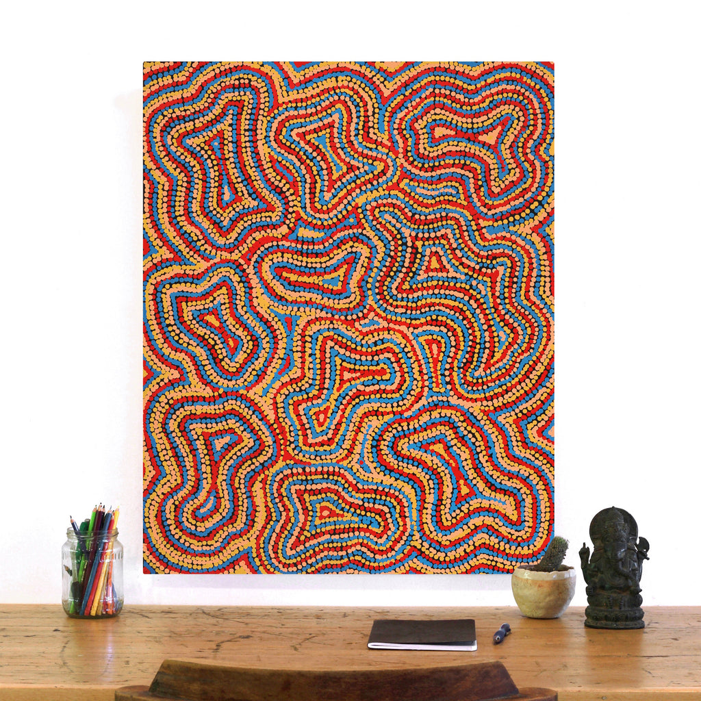 Aboriginal Art by Virginia Sims | 76x61cm | 821 - ART ARK®