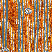 Aboriginal Artwork by Virginia Napaljarri Sims, Mina Mina Jukurrpa (Mina Mina Dreaming), 107x61cm