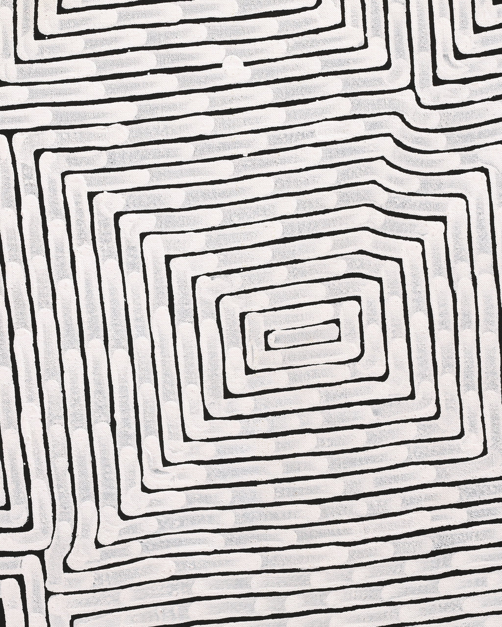 Aboriginal Artwork by Walter Jangala Brown, Tingari Cycle, 182x107cm