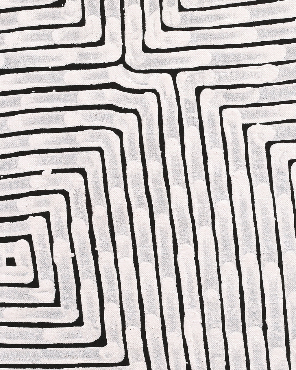 Aboriginal Artwork by Walter Jangala Brown, Tingari Cycle, 182x107cm