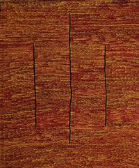 Aboriginal Artwork by Walter Jangala Brown, Tingari Cycle, 182x152cm