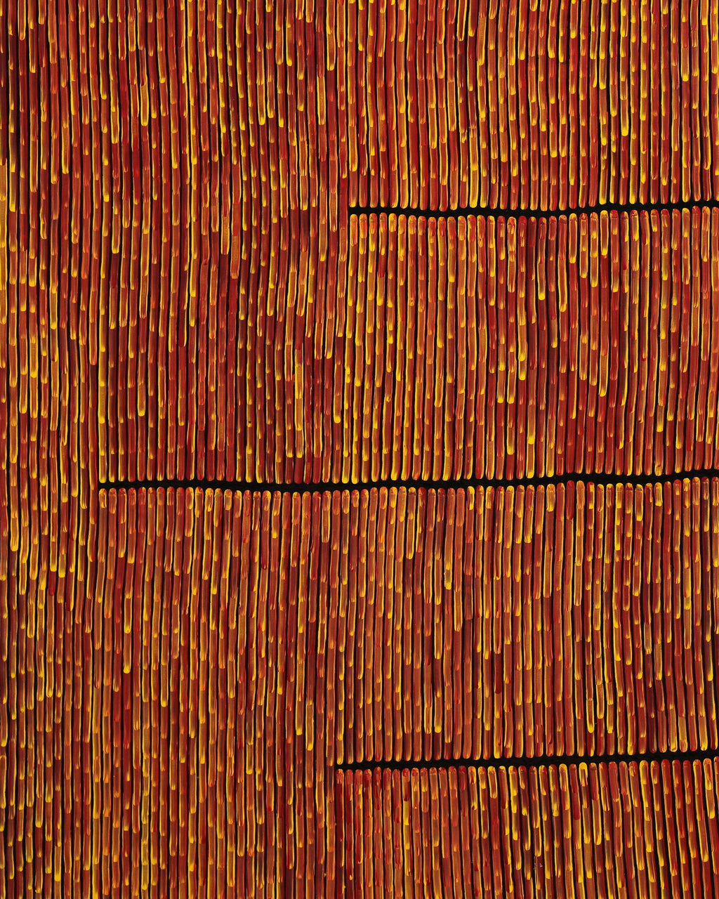 Aboriginal Artwork by Walter Jangala Brown, Tingari Cycle, 182x152cm