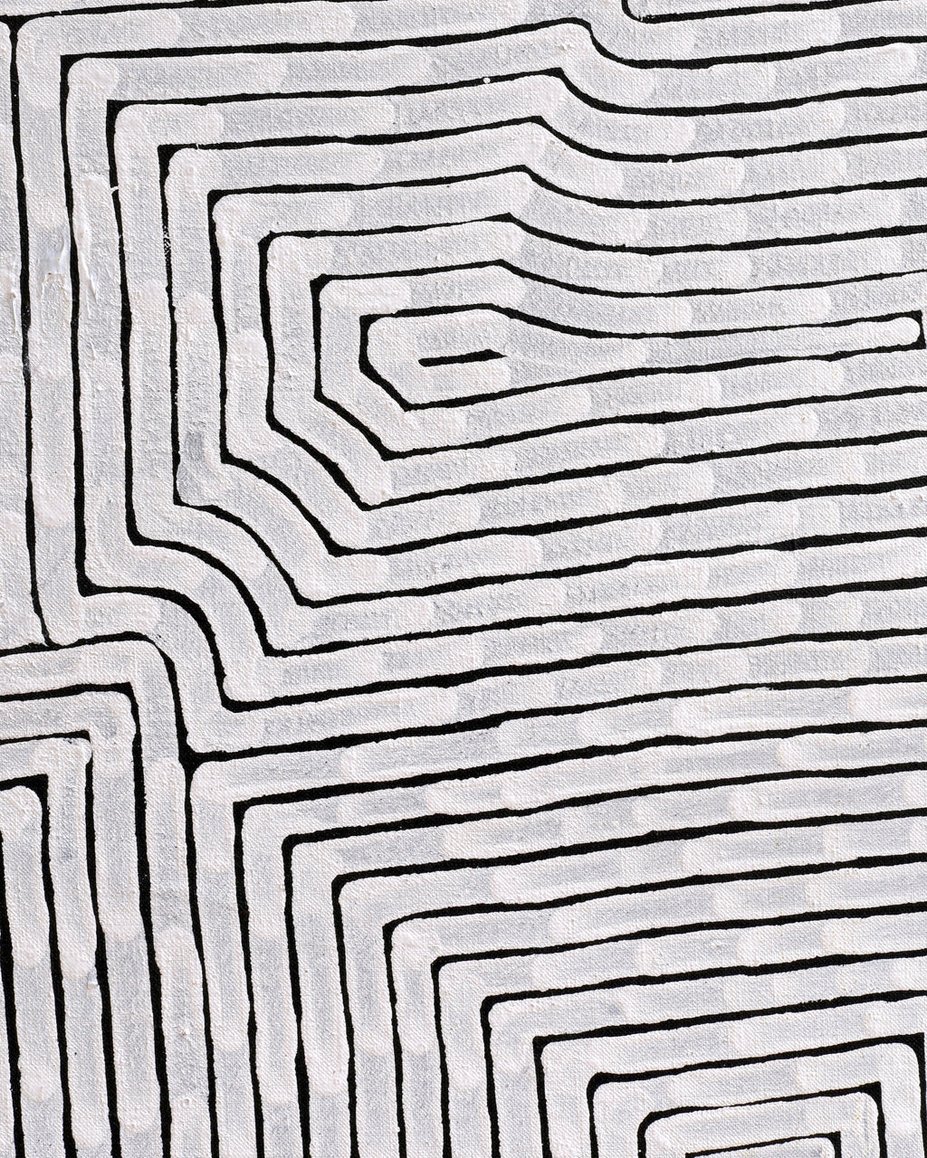Aboriginal Artwork by Walter Jangala Brown, Tingari Cycle, 182x107cm