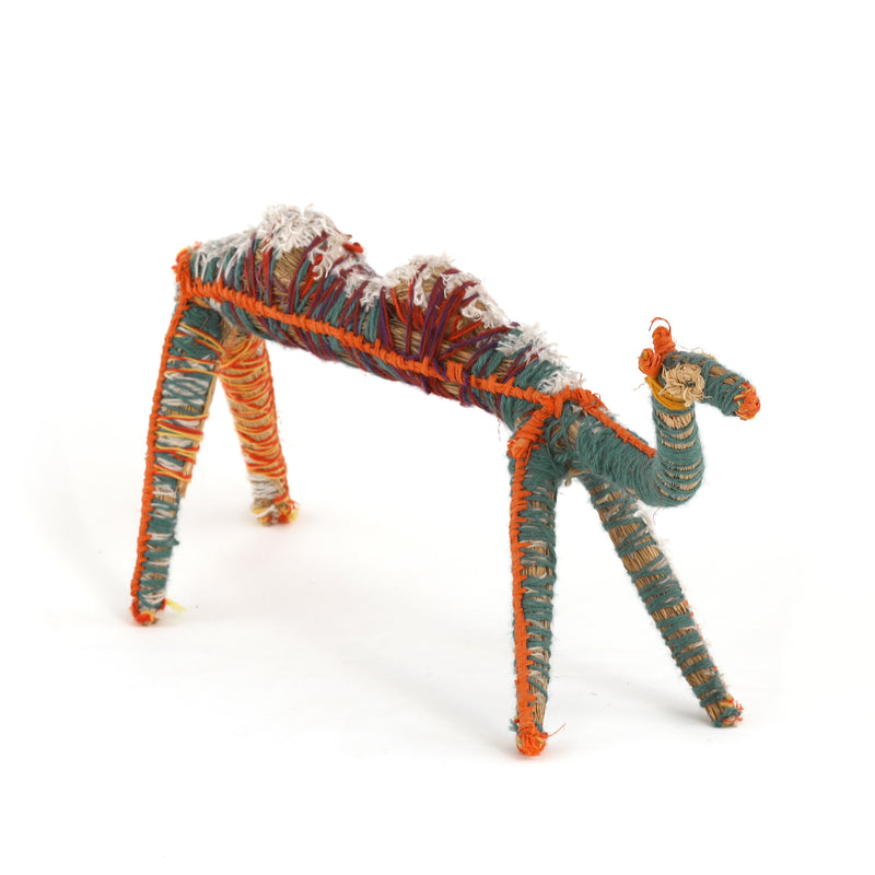 Aboriginal Artwork by Wanatjura Lewis - Kamula (camel) Tjanpi Sculpture