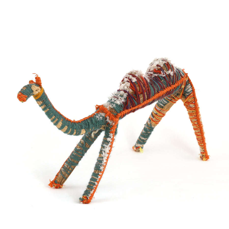 Aboriginal Artwork by Wanatjura Lewis - Kamula (camel) Tjanpi Sculpture